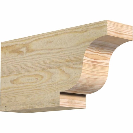 Ekena Millwork Newport Rough Sawn Rafter Tail, Douglas Fir, 4"W x 8"H x 16"L RFT04X08X16NEW00RDF